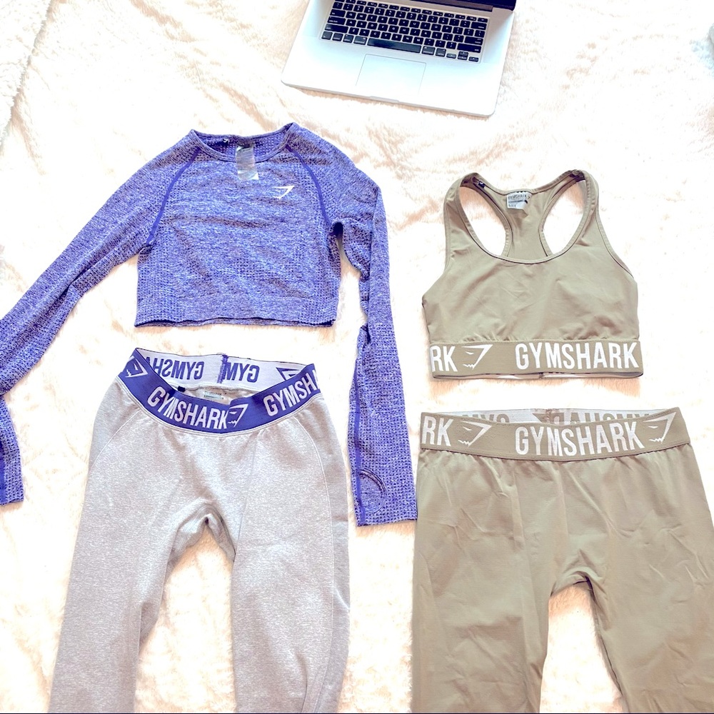 GymShark 2 sets, 4 pieces, selling together, all S